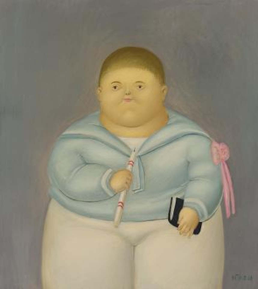 Autorretrato, El Día De Mi Primera Comunión by Fernando Botero
