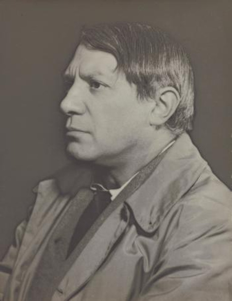 Pablo Picasso, Portrait Solarisé by Man Ray