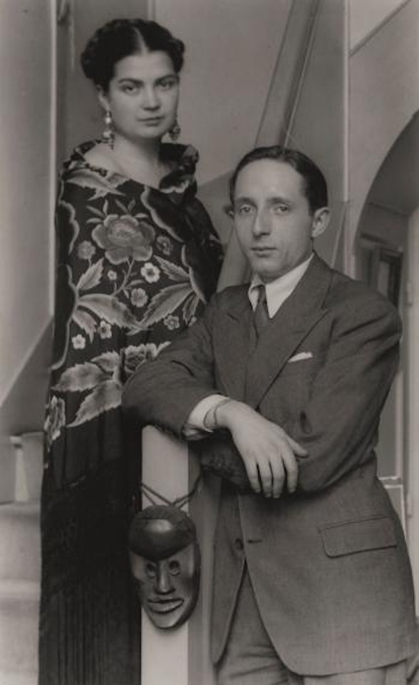 Portrait D'un Couple, Paris; Portrait D'une Dame, Paris by André Kertész