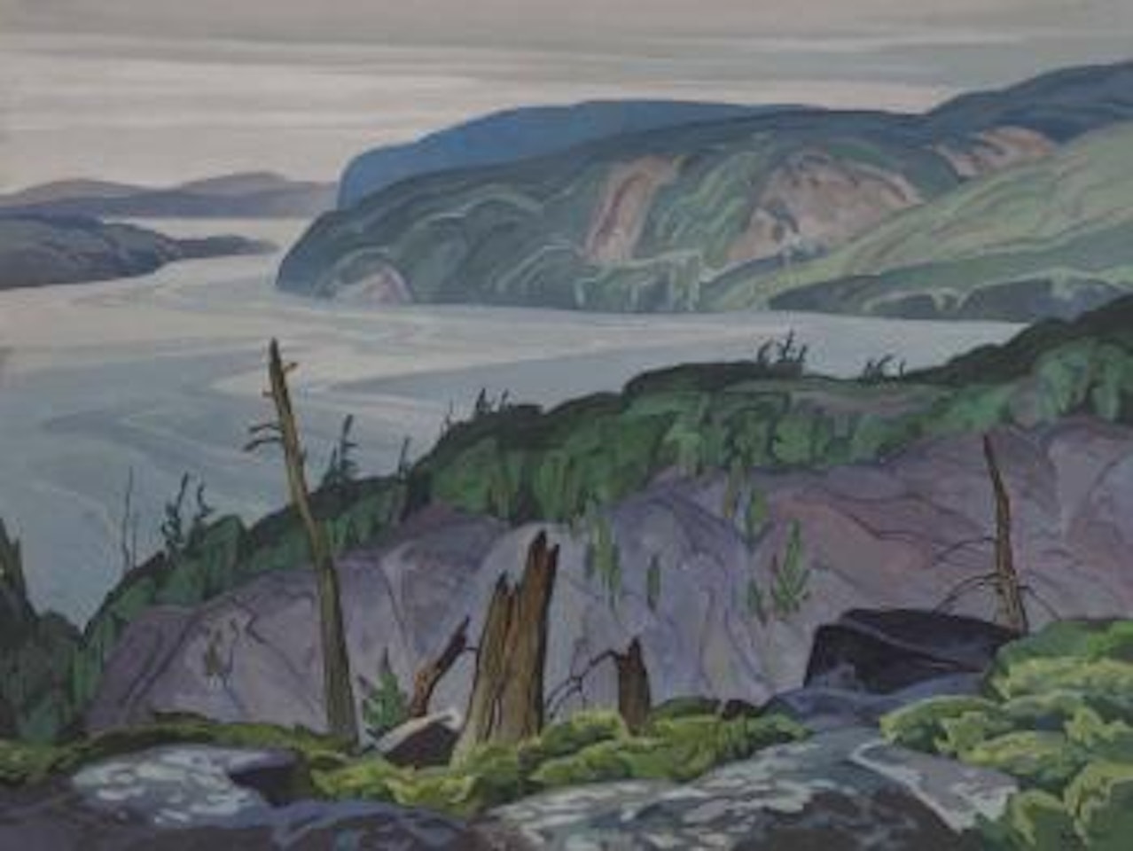 Lake Mazinaw from the Hawk's Nest by Alfred Joseph Casson