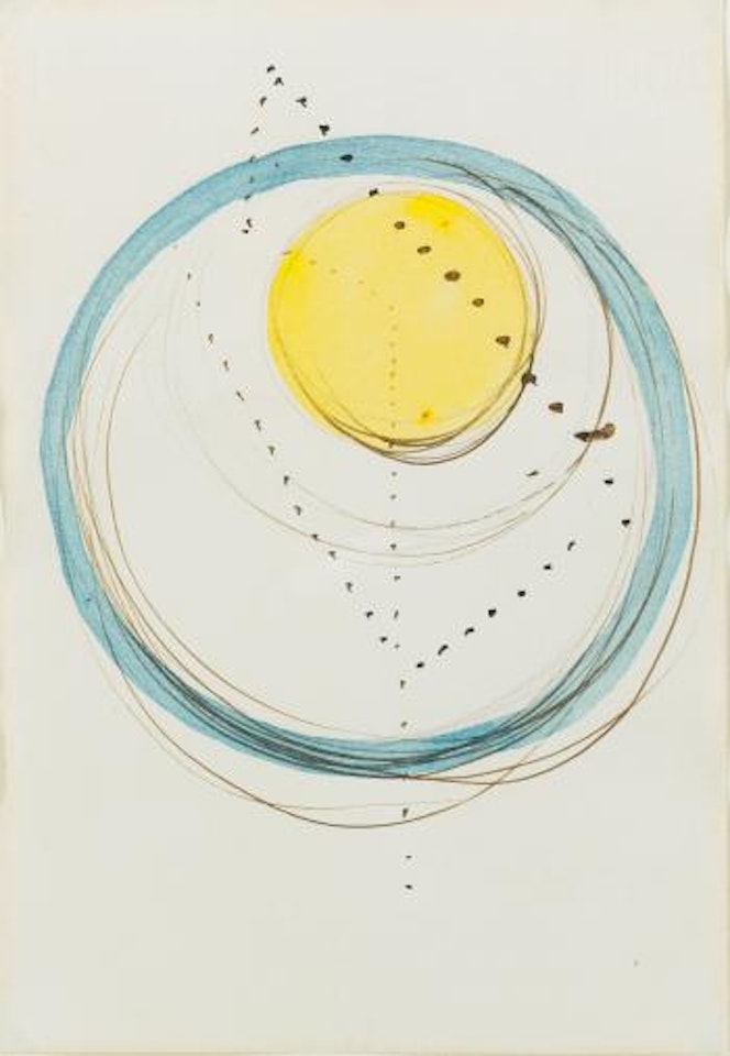 Concetto Spaziale (Tre Bozzetti) by Lucio Fontana