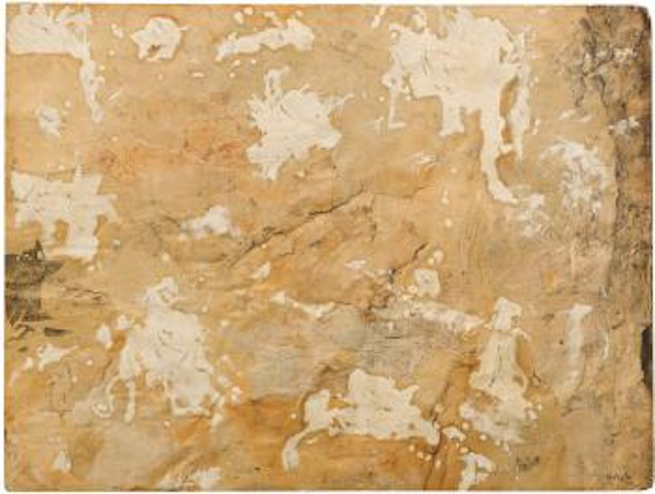 Materia e Fiocchi Bianchi by Mimmo Rotella