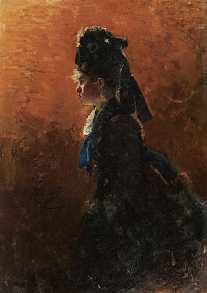 Study For A Parisian Cafe by Ilya Yefimovich Repin