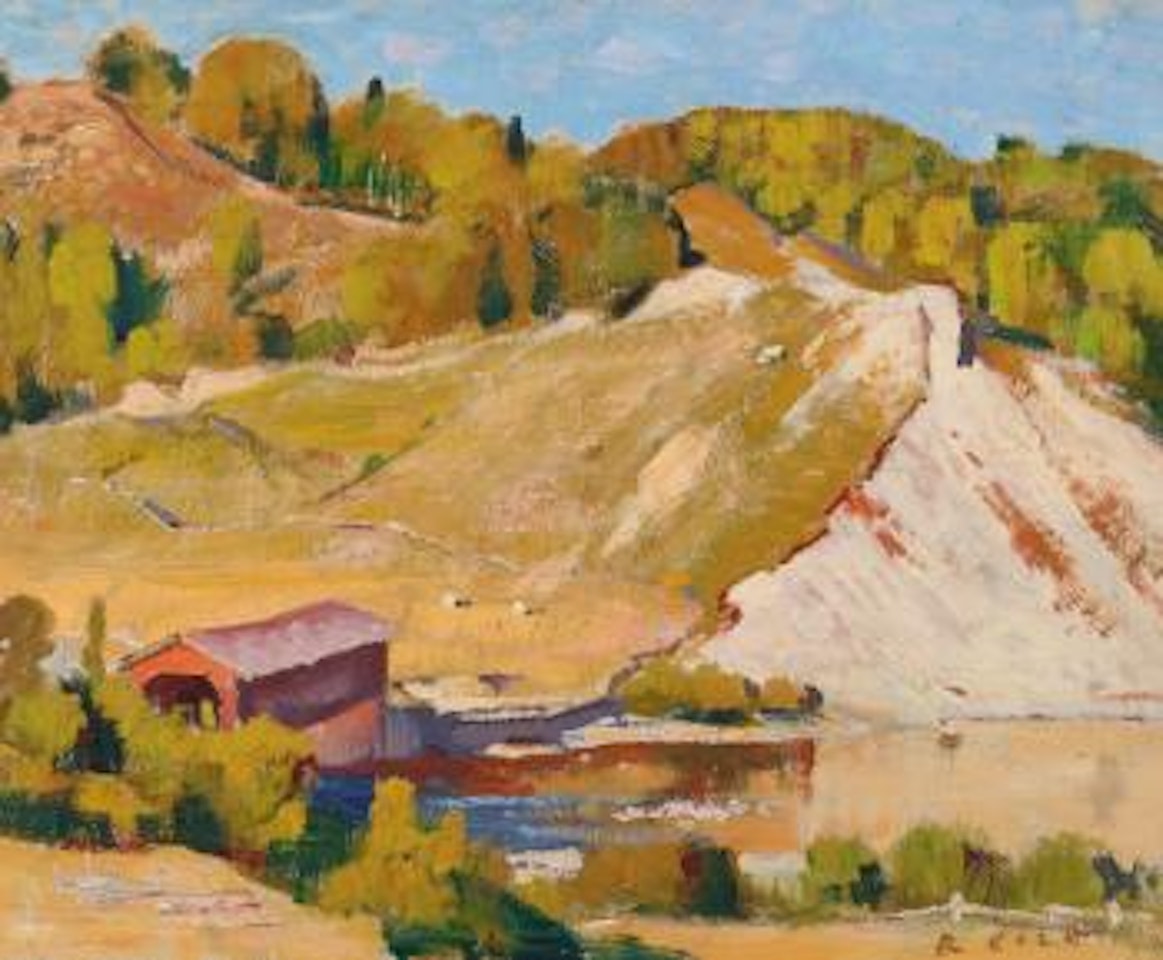 The Covered Bridge, Near Tadoussac by Robert Pilot