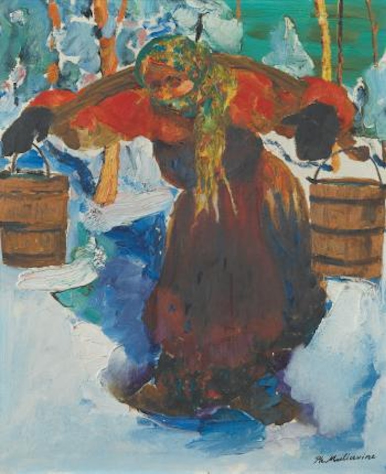 Russian Baba Carrying Water by Filip Malyavin