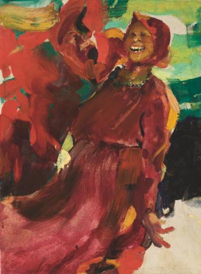 Laughing Girl by Filip Malyavin