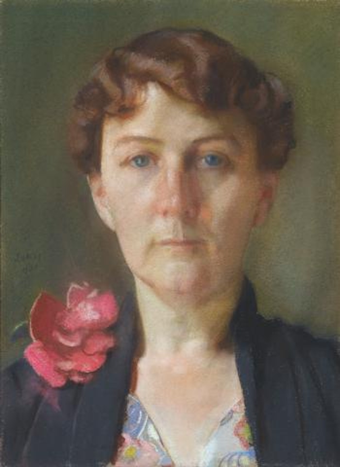 Portrait Of a Lady by Konstantin Somov