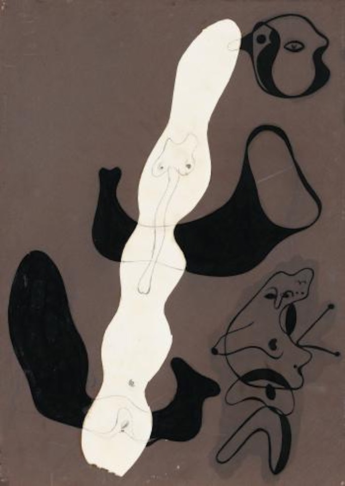 Collage-peinture by Joan Miró