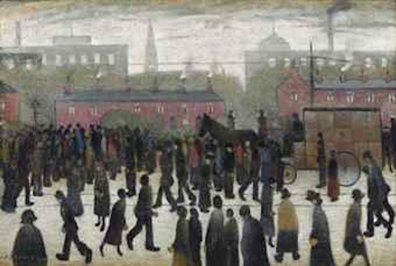 The Old Horse Ambulance by Laurence Stephen Lowry