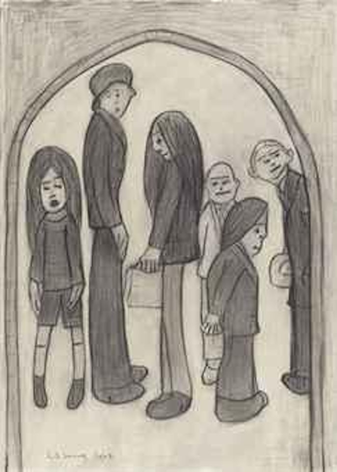Lovers' Parting by Laurence Stephen Lowry