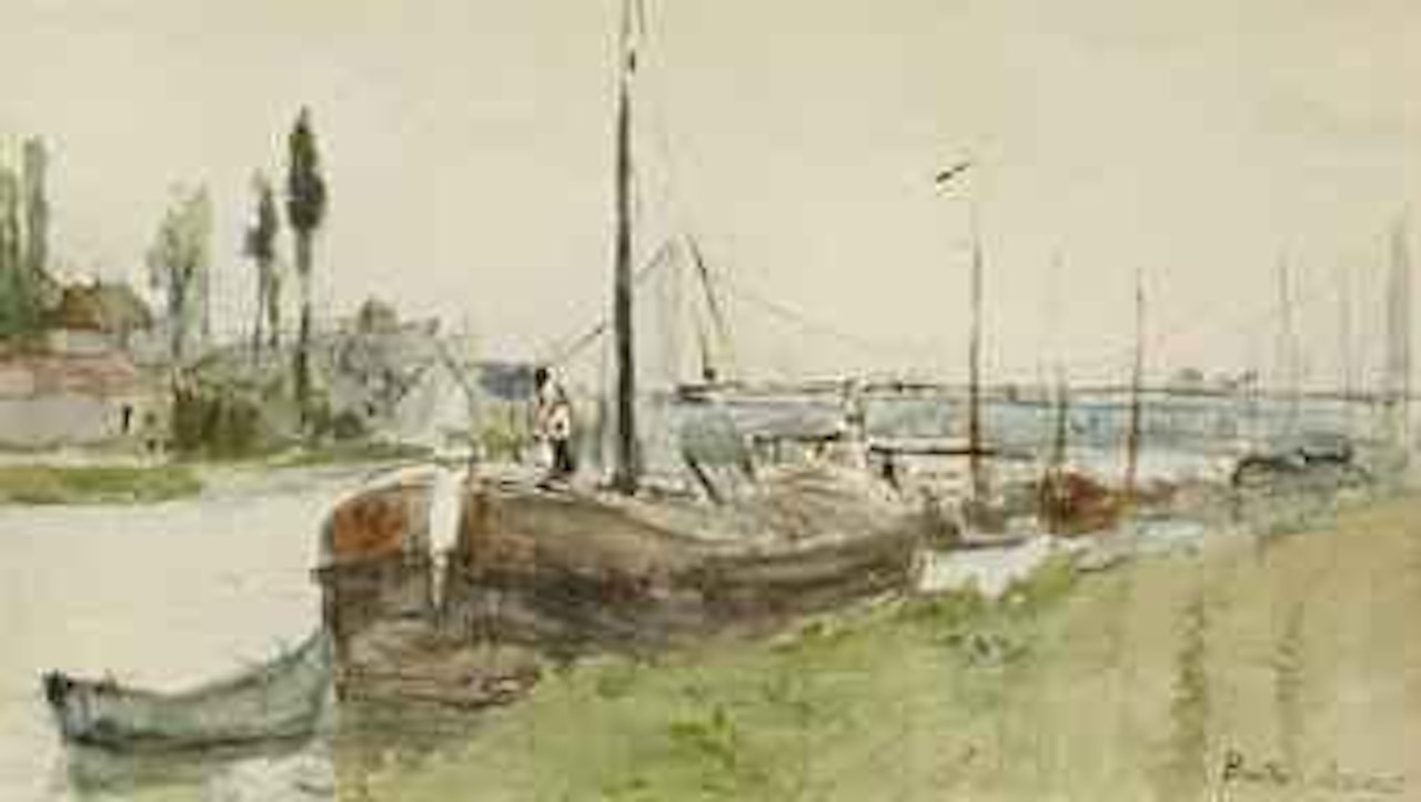 L'Oise à Maurecourt by Berthe Morisot