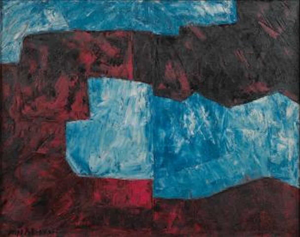 Bleu Et Grenat by Serge Poliakoff