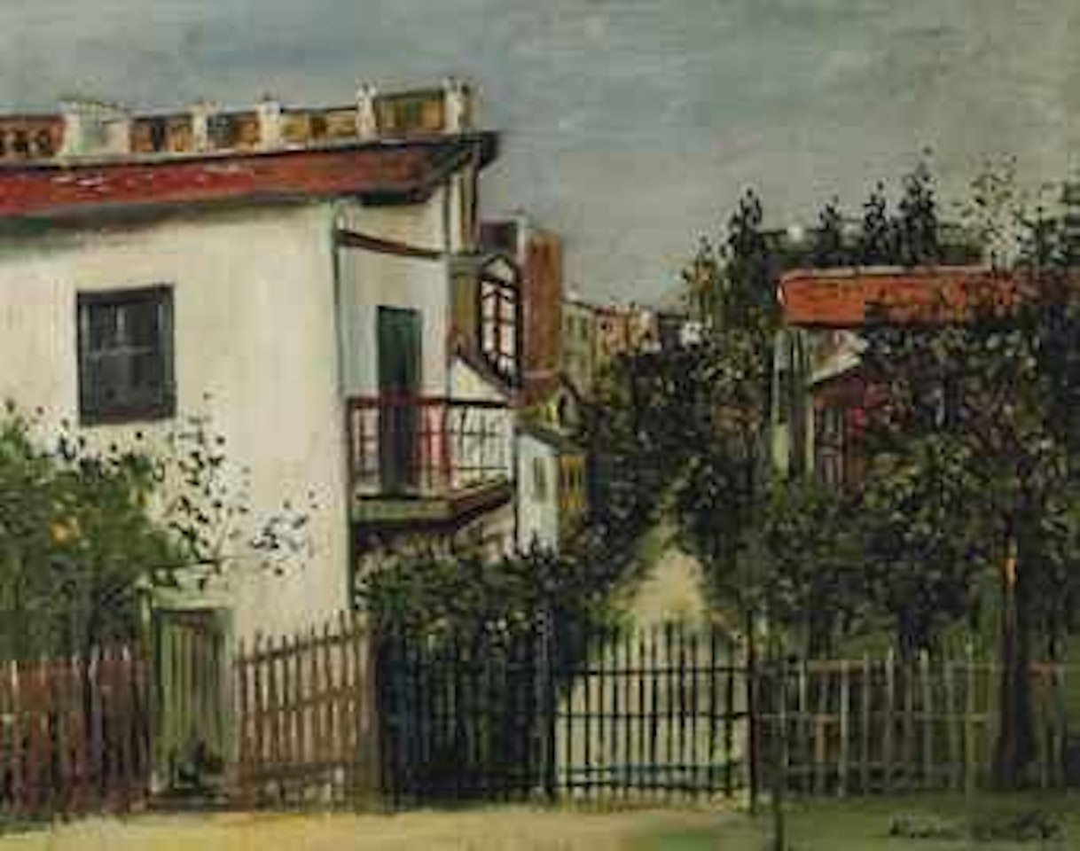 Impasse Girardon, Montmartre by Maurice Utrillo