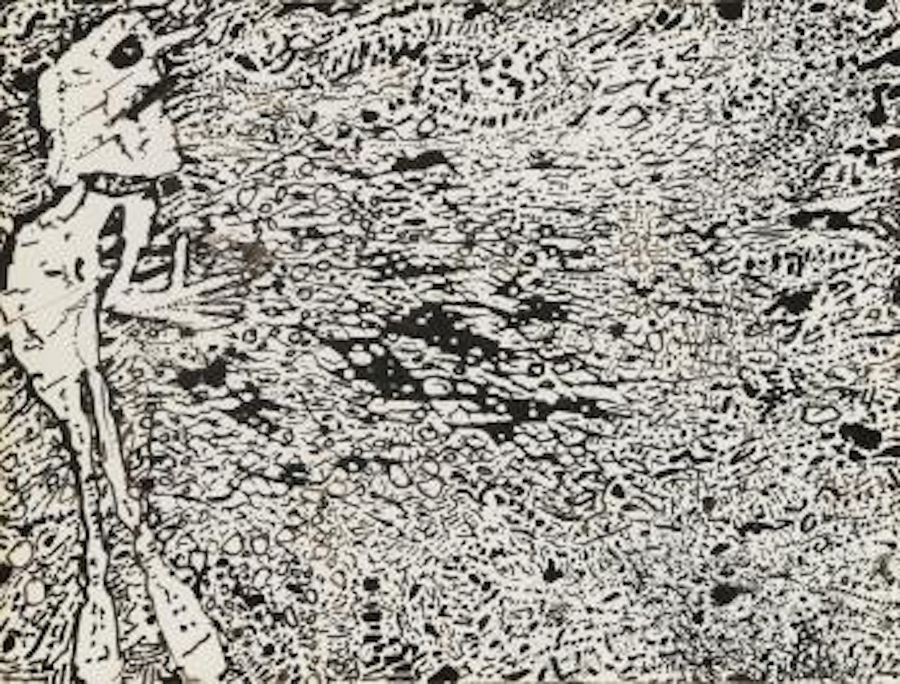 Personnage Dans Un Paysage by Jean Dubuffet