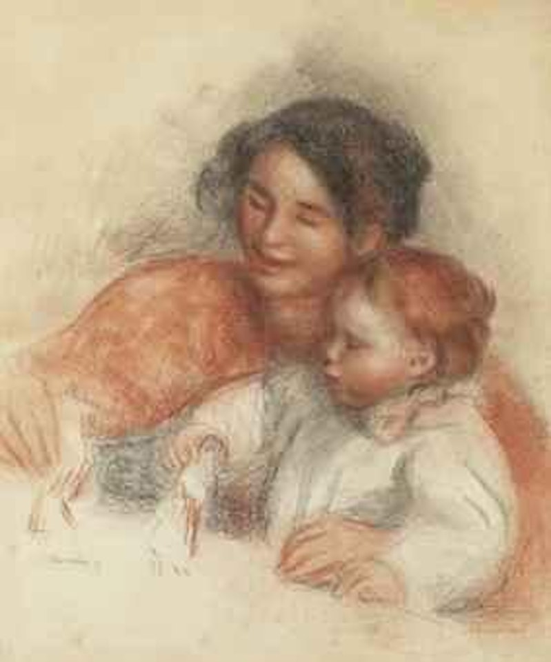 Gabrielle et Jean Renoir by Pierre-Auguste Renoir
