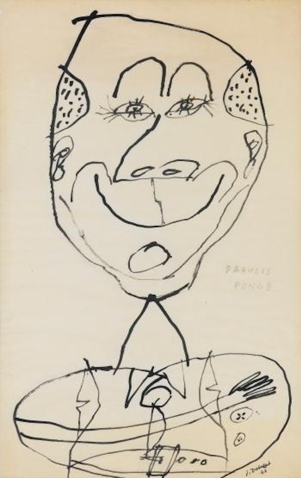 FranÃ§is Ponge Traits Ã  L'encre I by Jean Dubuffet
