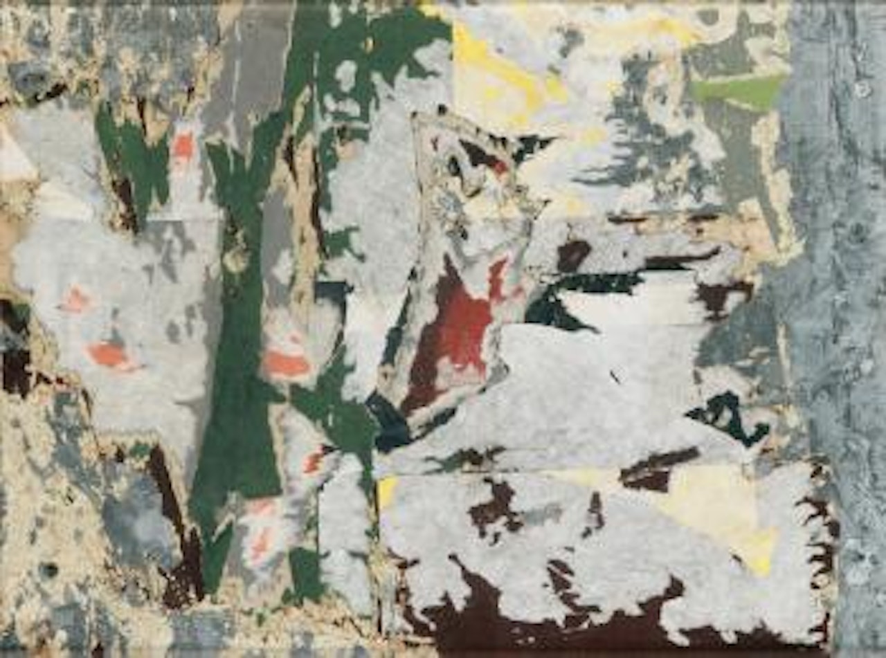 Affiche (Verte) by Raymond Hains