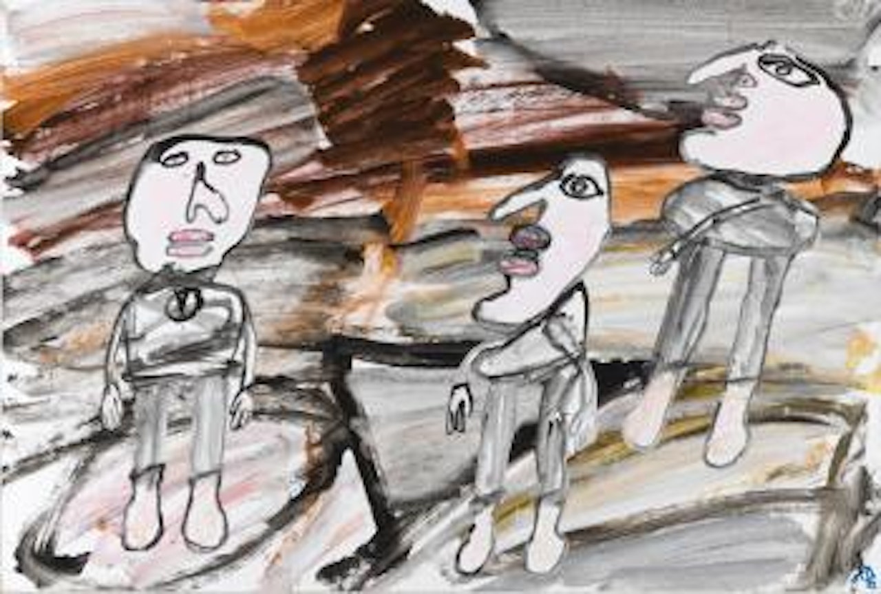 ScÃ¨ne Dramatique by Jean Dubuffet