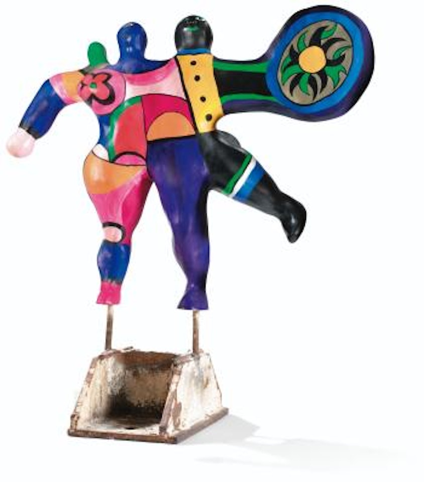 Les Patineurs - Couple Ailé by Niki de Saint Phalle by Jean Tinguely