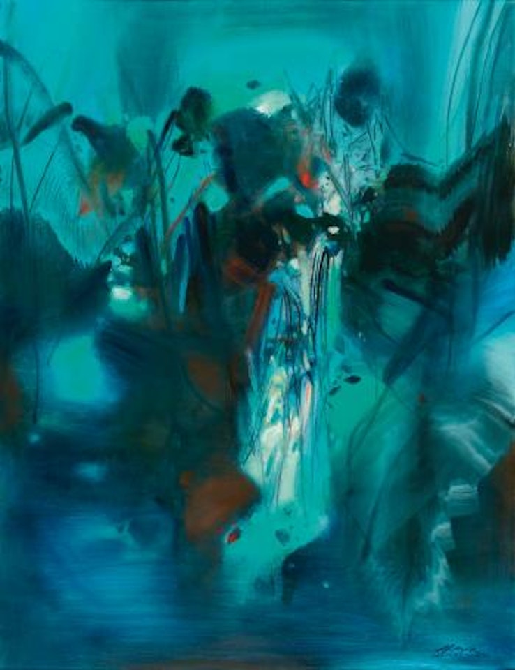 Alentours Verdoyants I by Chu Teh-Chun