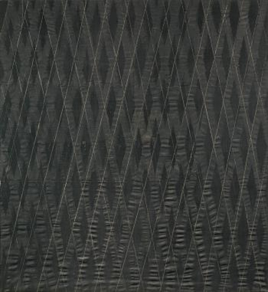 Grille-collor Noir I 8-8-1983 by Jean Degottex