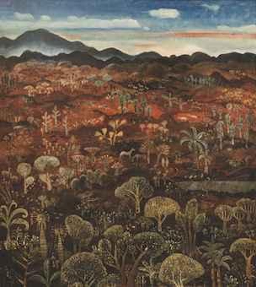 Adam and Eve in Paradise by Haji Widayat
