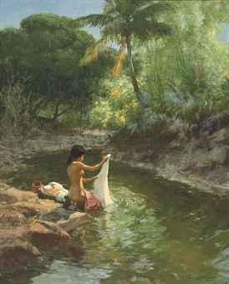 Lavandera by Fernando Amorsolo