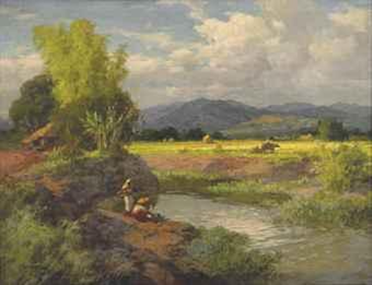 Marikina Valley by Fernando Amorsolo