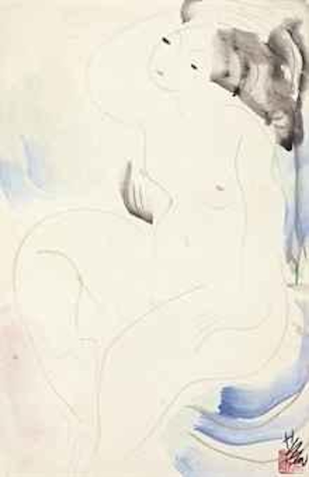 Nude by Lin Fengmian