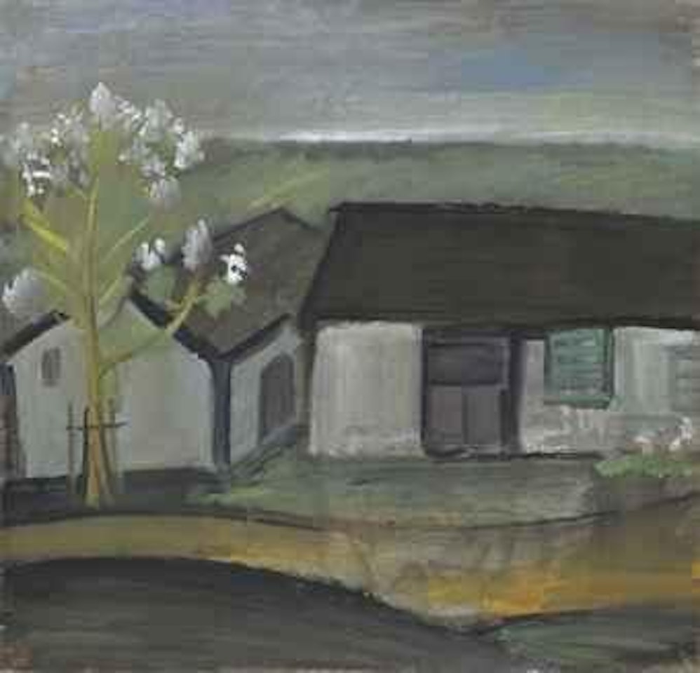 Village Houses by Lin Fengmian