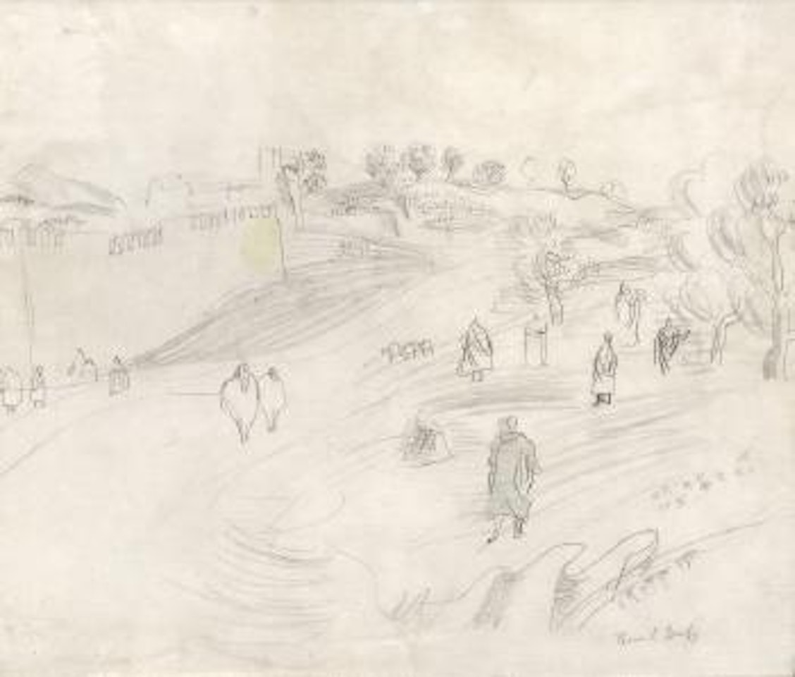 Les remparts de Marrakech by Raoul Dufy
