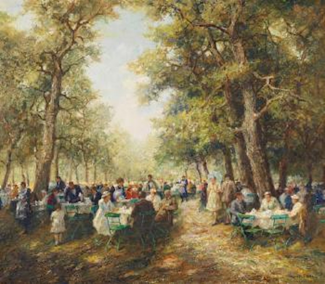 Kaffeegarten by Otto Pippel
