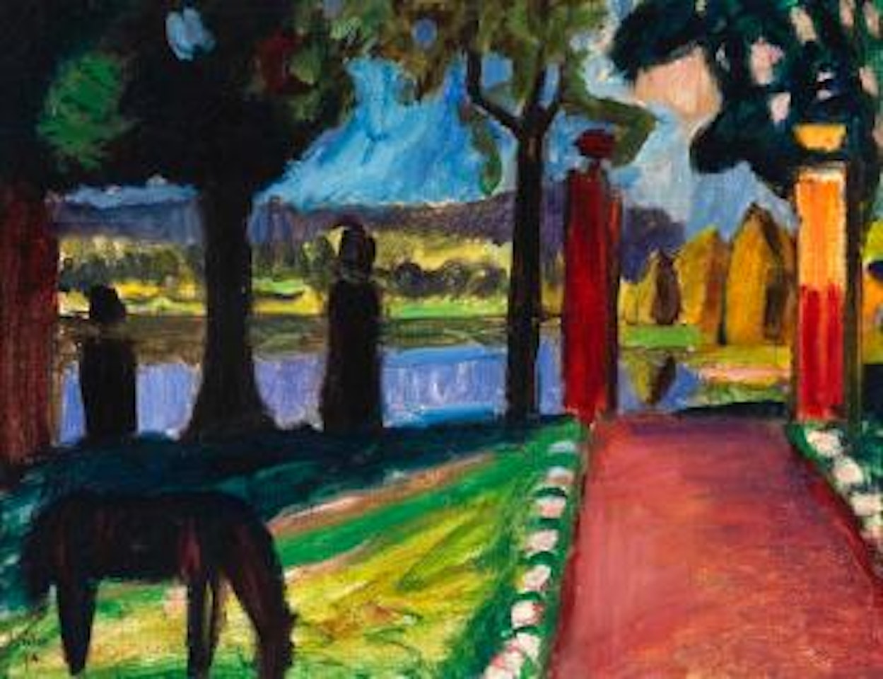 Abend am See by Gabriele Münter