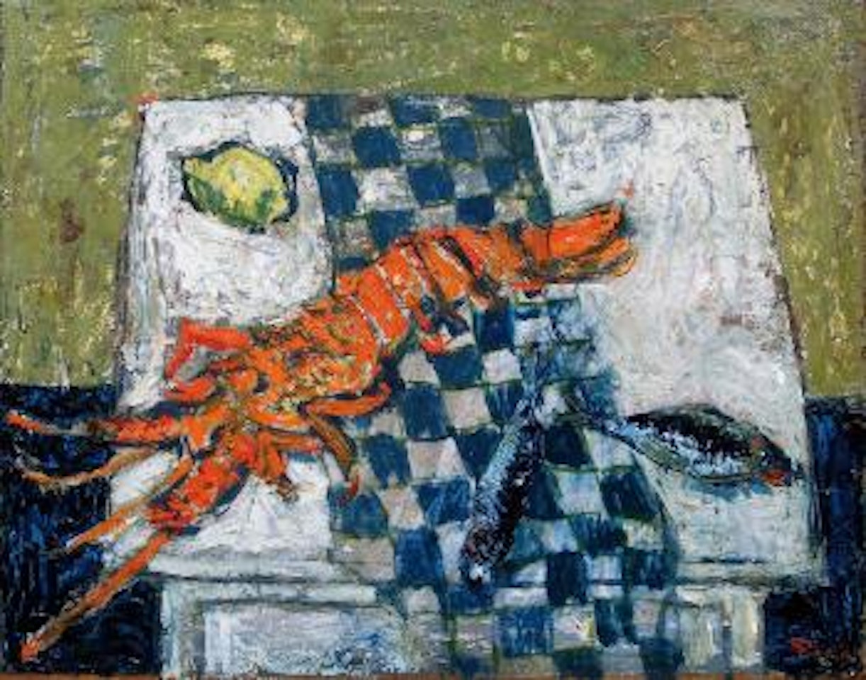 Nature morte à la langouste by Paul Aizpiri