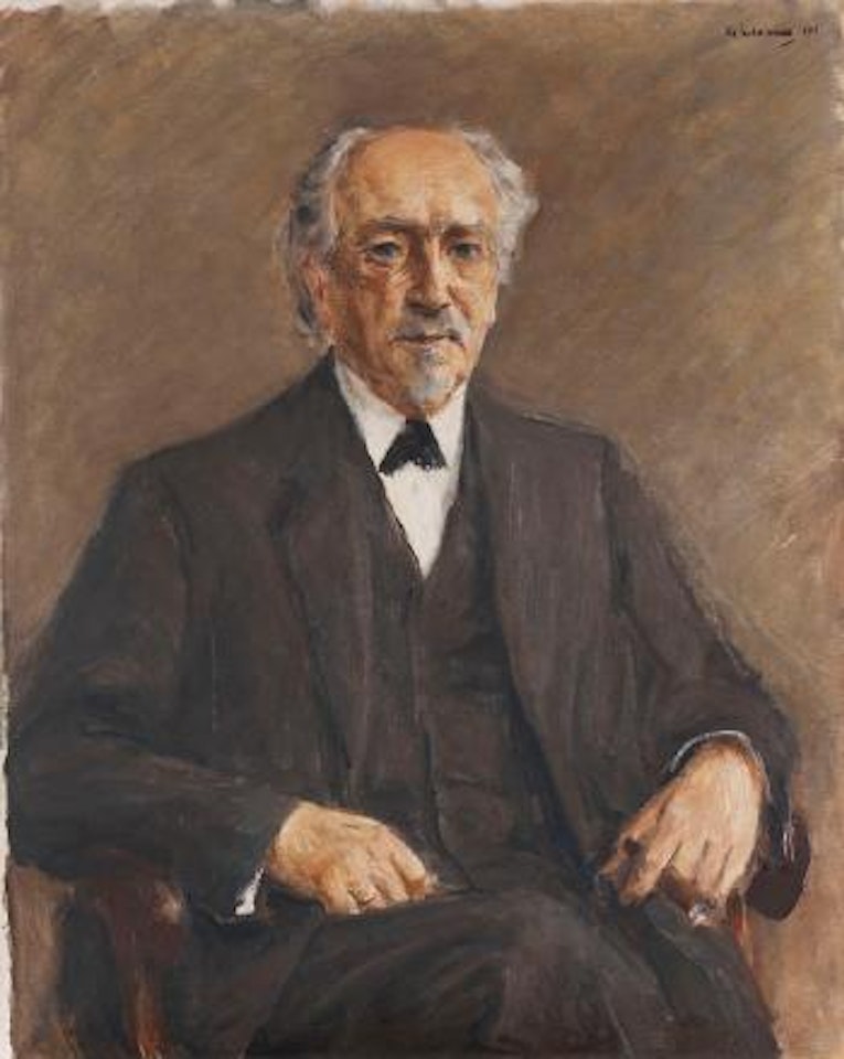 Bildnis Geheimrat Prof. Dr. Benno Erdmann by Max Liebermann