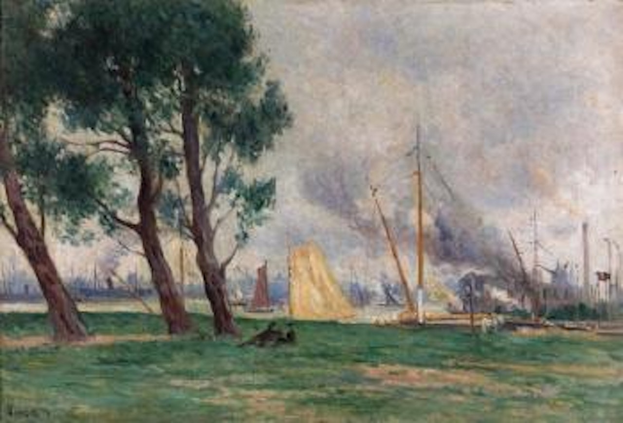 Enivrons de Rotterdam by Maximilien Luce