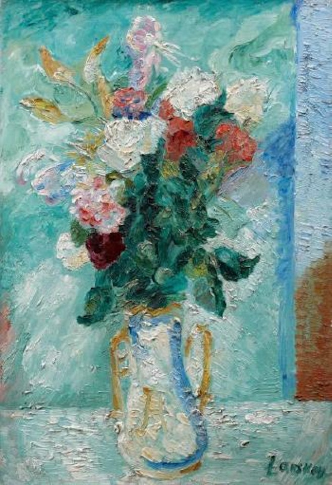 Bouquet de fleurs dans un vase by André Lanskoy