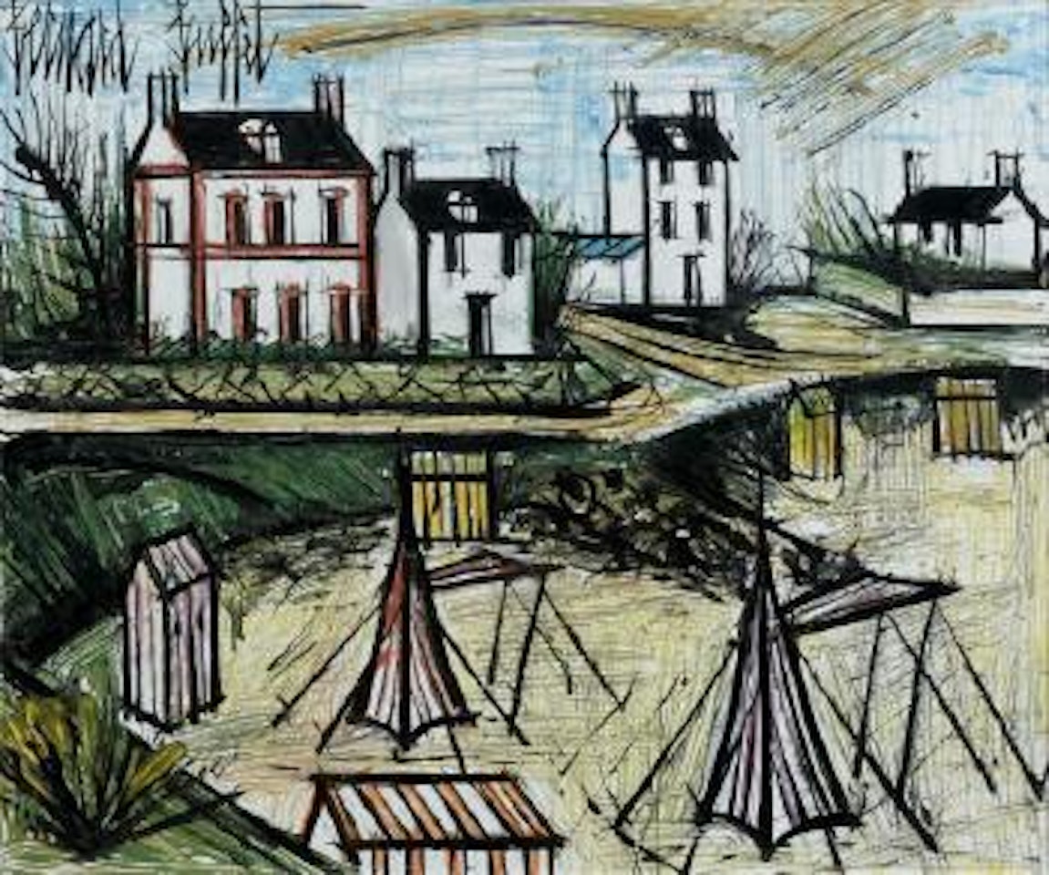 Maisons et tentes by Bernard Buffet
