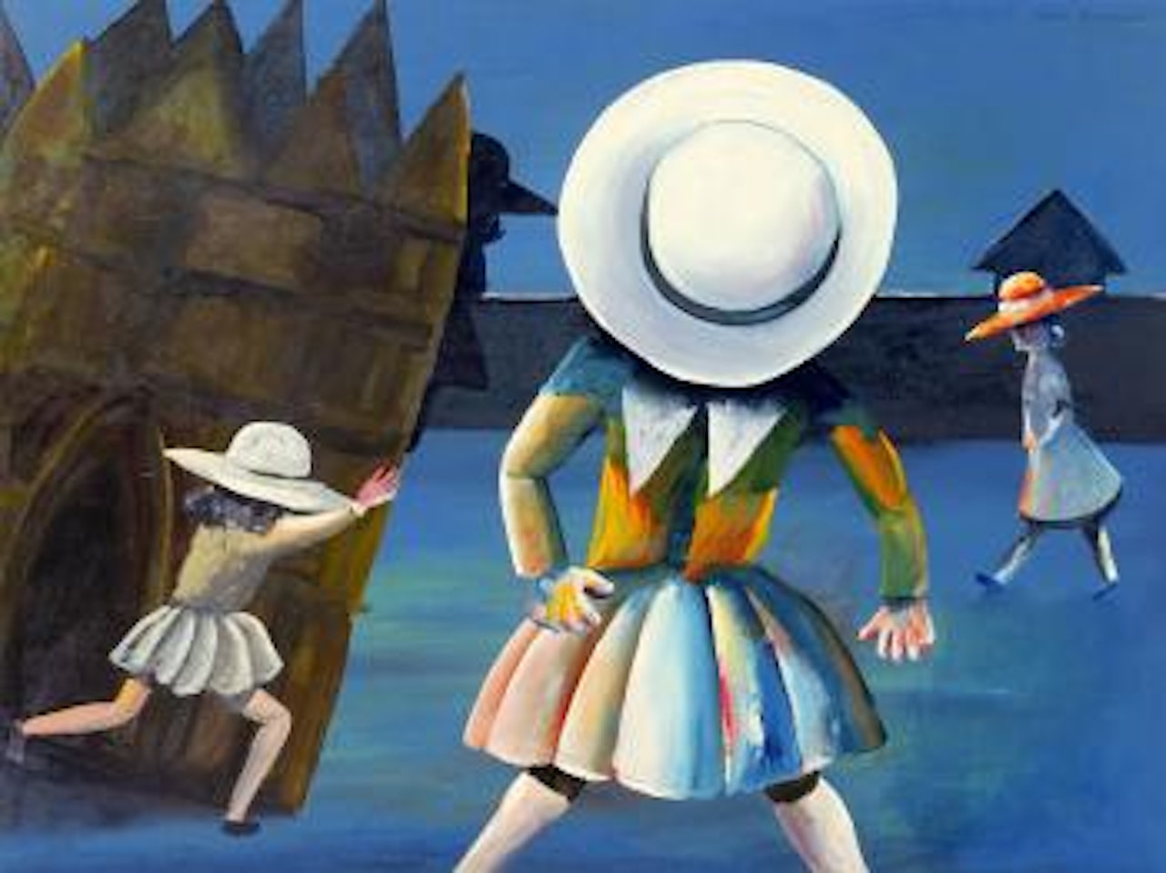 Schoolgirls by Charles Blackman