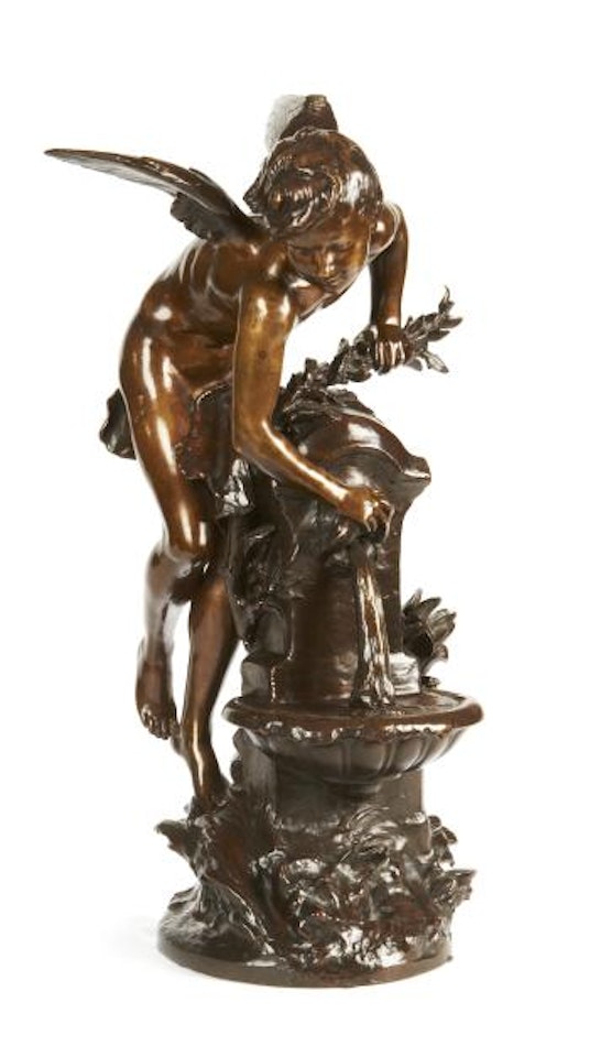 Cupid  L'Amour a la Fontaine by Mathurin Moreau