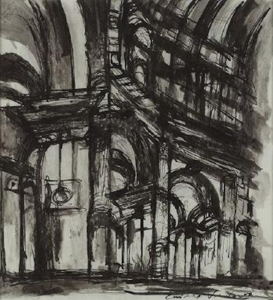 Chiesa della Madonna della Salute 'interno' by Emilio Vedova