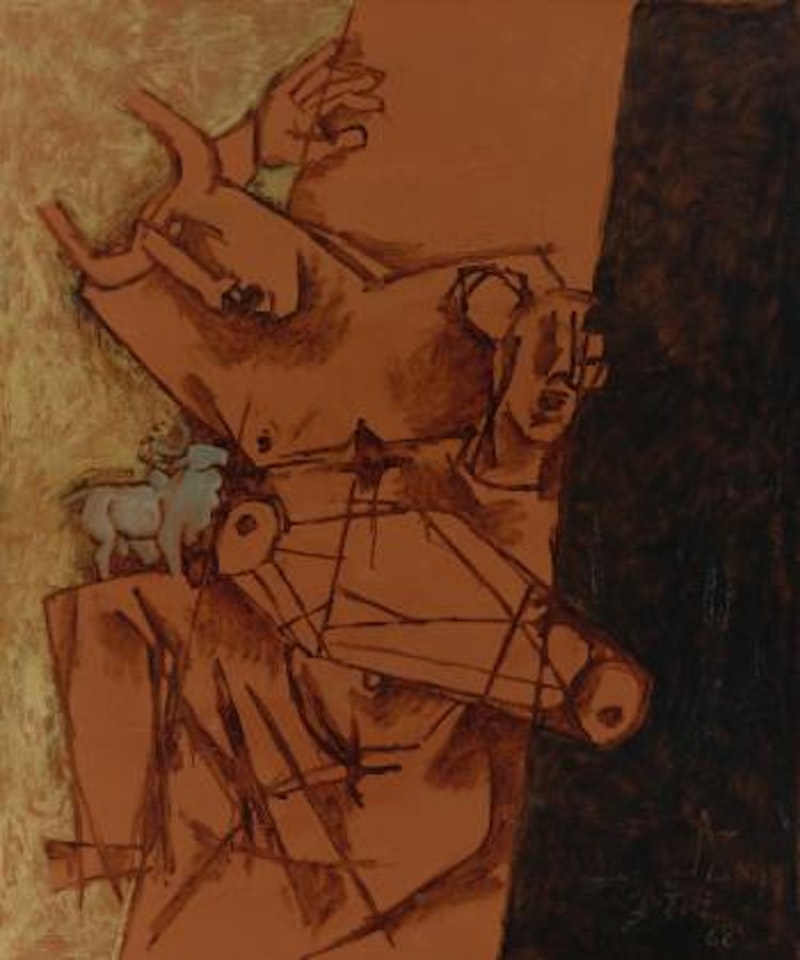 Untitled (Minotaur) by M.F. Husain