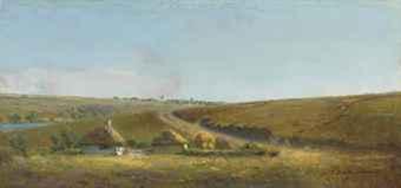 L'entrée du côté du village à la propriété Matrionovka by Ivan Pavlovitch Pochitonov