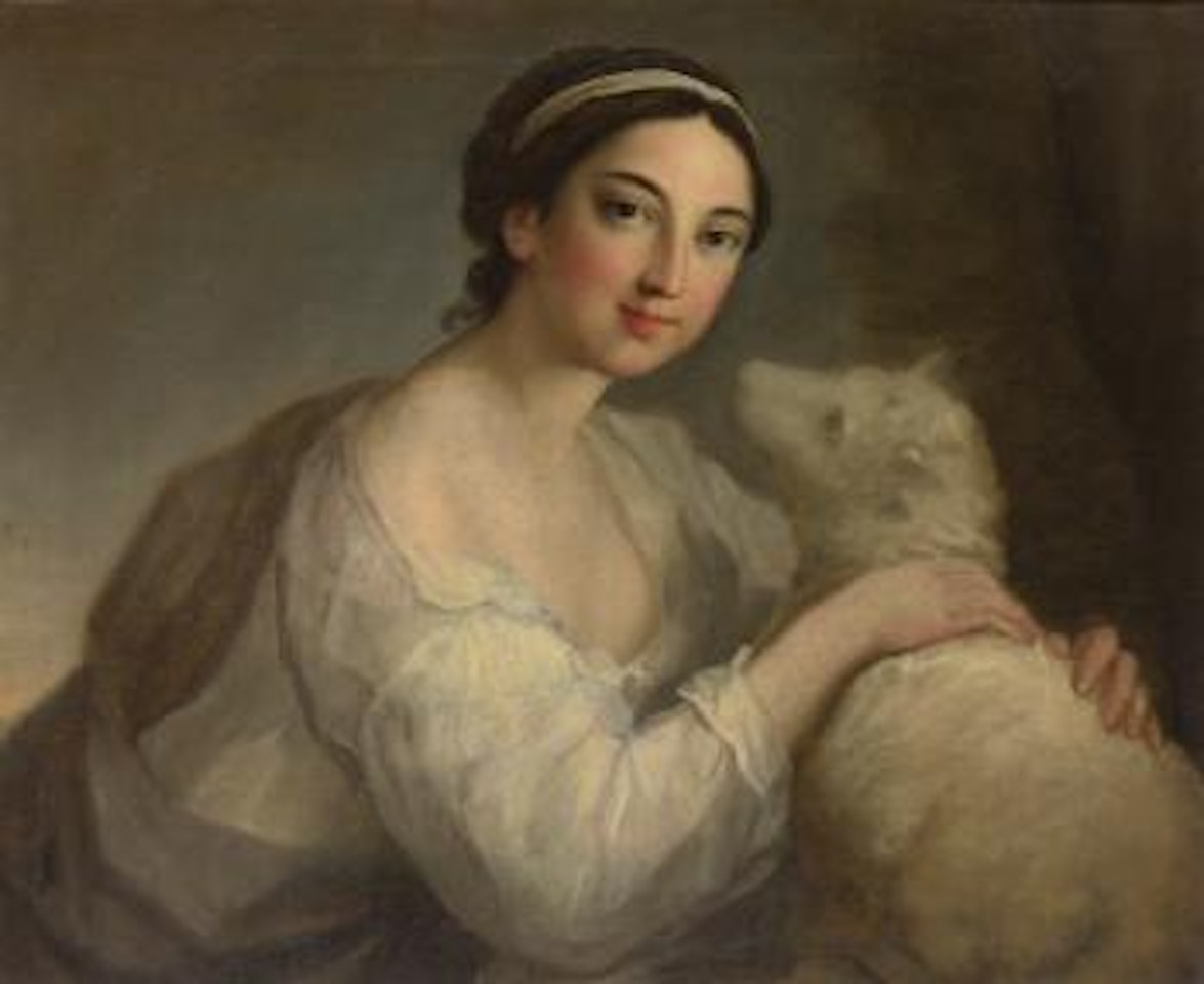 A Portrait Of a Lady As Innocence by William Hoare of Bath