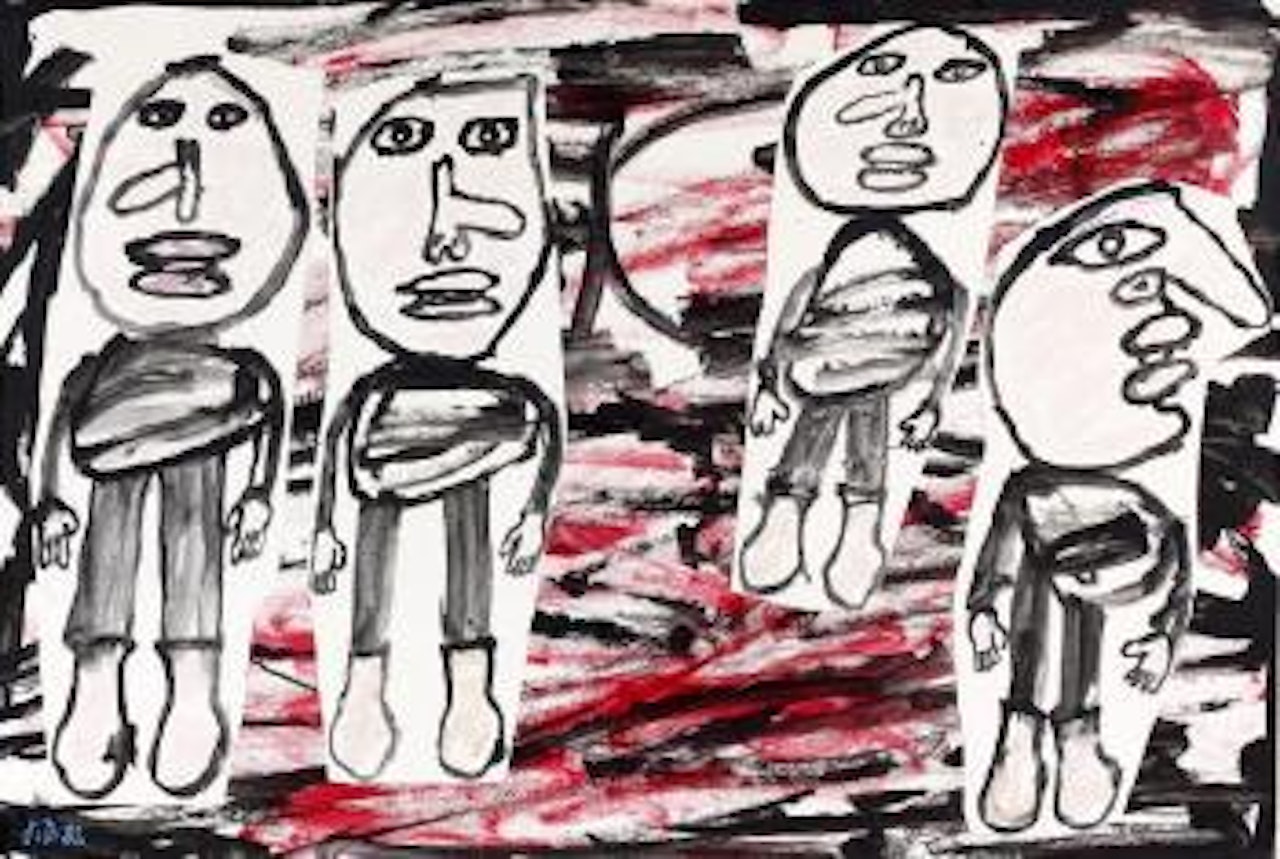 Bras ballants by Jean Dubuffet