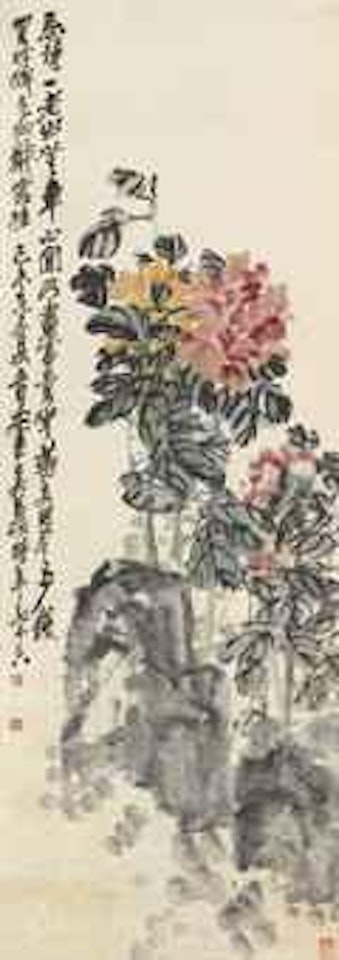 Peony by Wu Changshuo