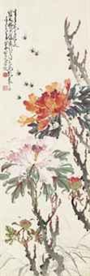 Peony and Bees by Zhao Shao'ang