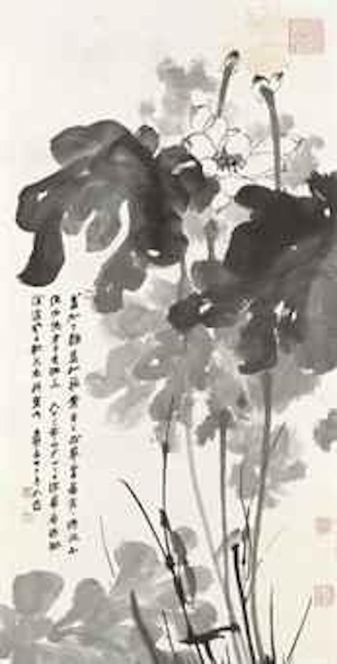 Lotus by Zhang Daqian