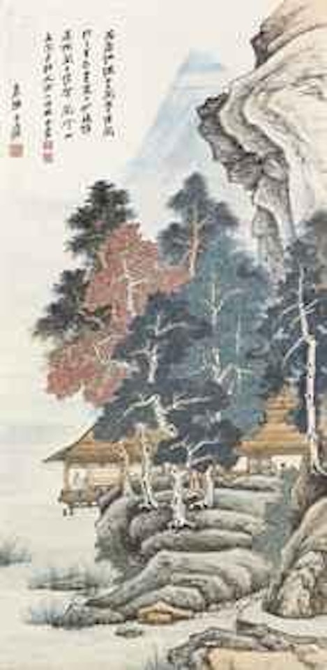 Autumn Sentiments by Zhang Daqian
