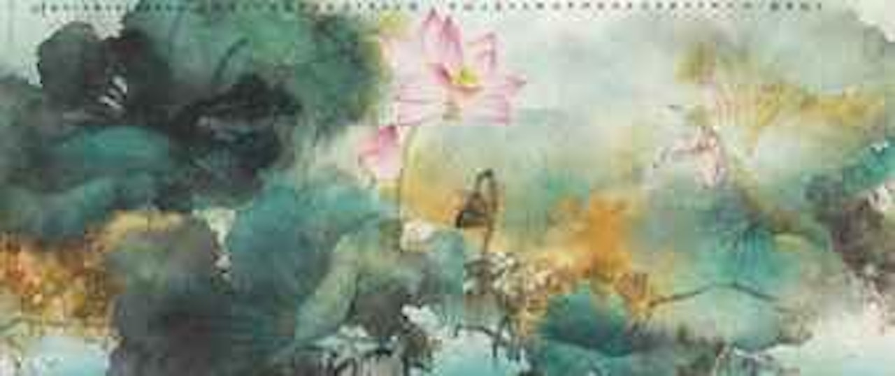 Lotus Flowers by He Baili